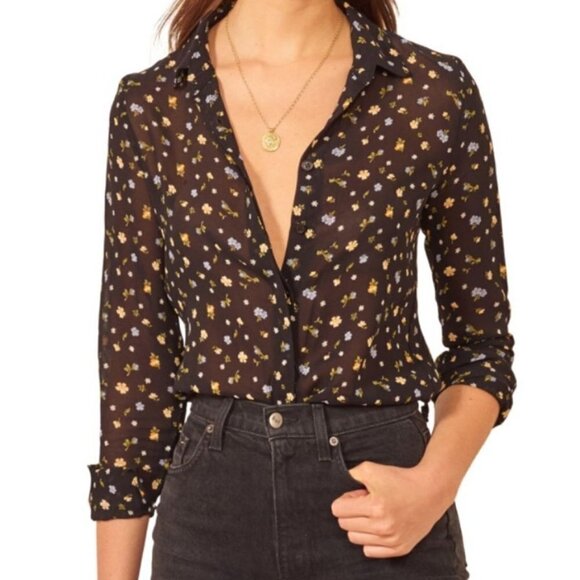Reformation Violet Top I Size XS - Picture 1 of 8